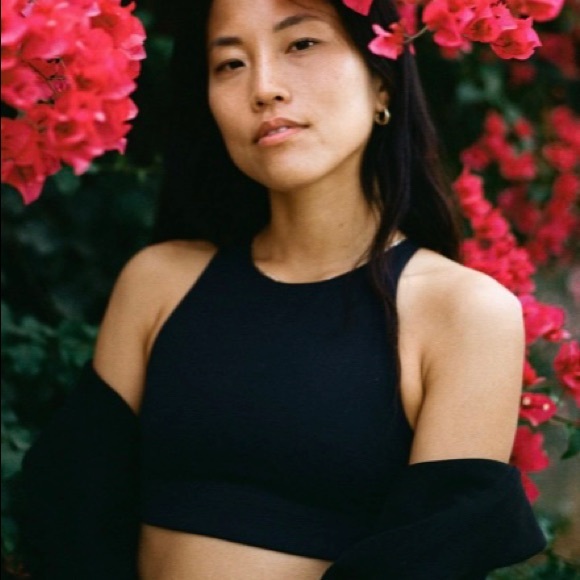 Girlfriend Collective Topanga Bra Black NWT - Picture 2 of 3